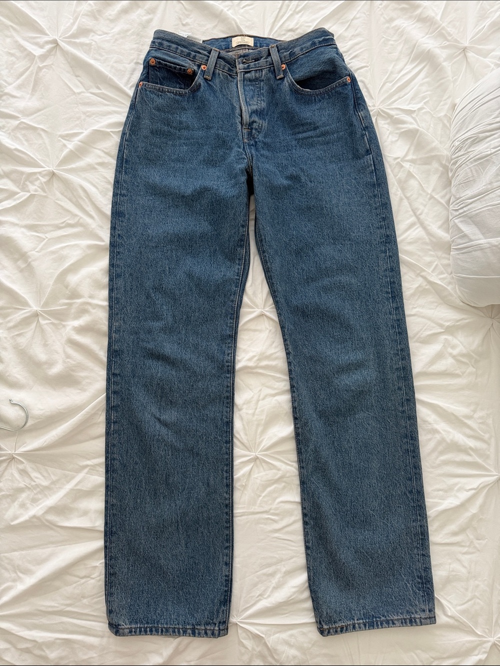 Levi’s 501 ’90s Jeans W26 L32 Loose Straight Leg Blue Denim